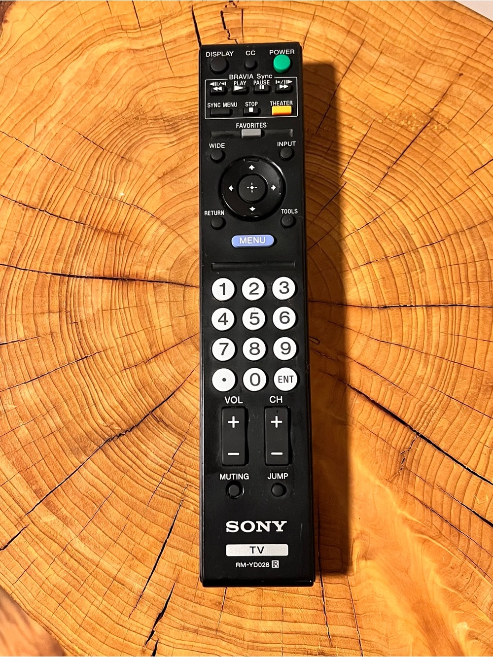 Genuine Sony RM-YD028 BRAVIA LCD TV Remote Control Tested and Working GUC